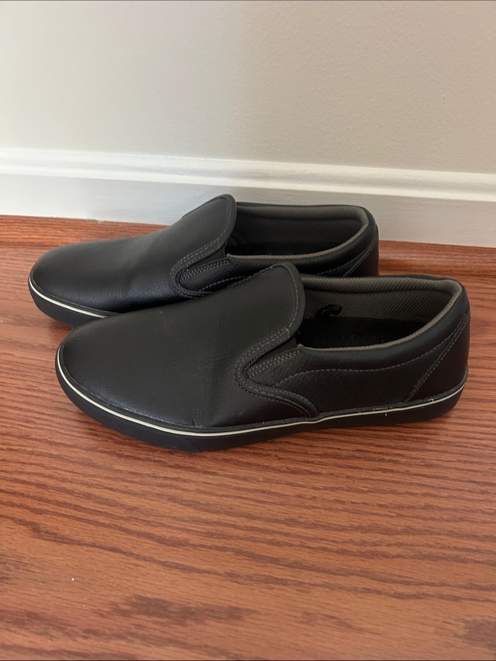 Black Slip-On Men’s Casual Shoes
